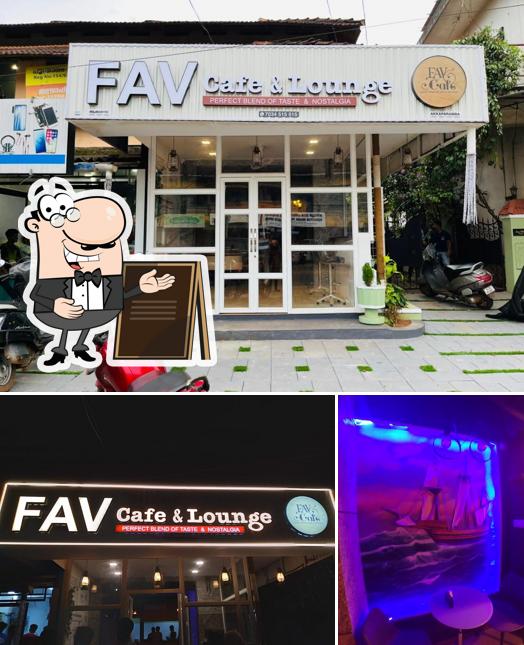 The restaurant's exterior and interior