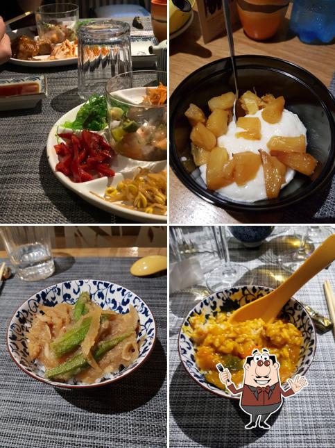 Gerichte im Hashimoto ristorante giapponese madrelingua