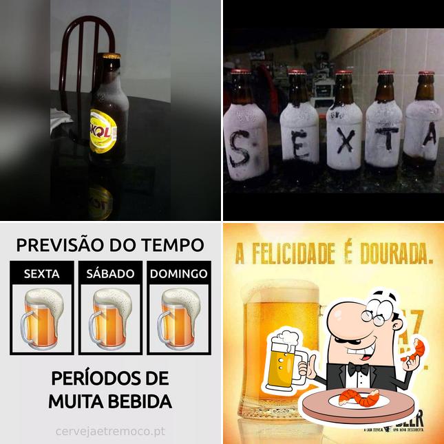 Peça uma tulipa de cerveja leve ou escura