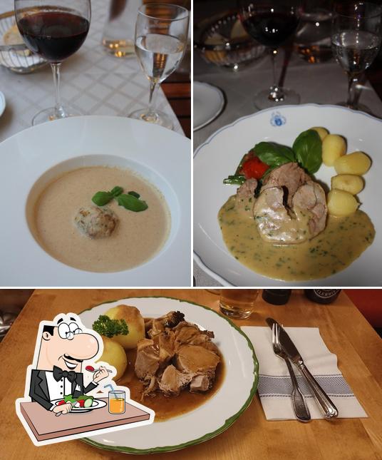 Еда в "Gasthaus DER BIERMANN"
