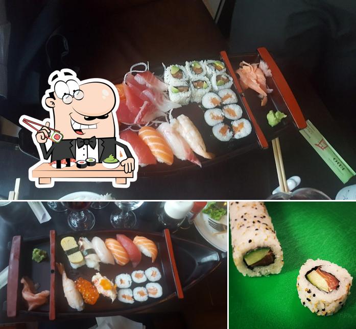 Les sushi sont disponibles à Edo Sushi