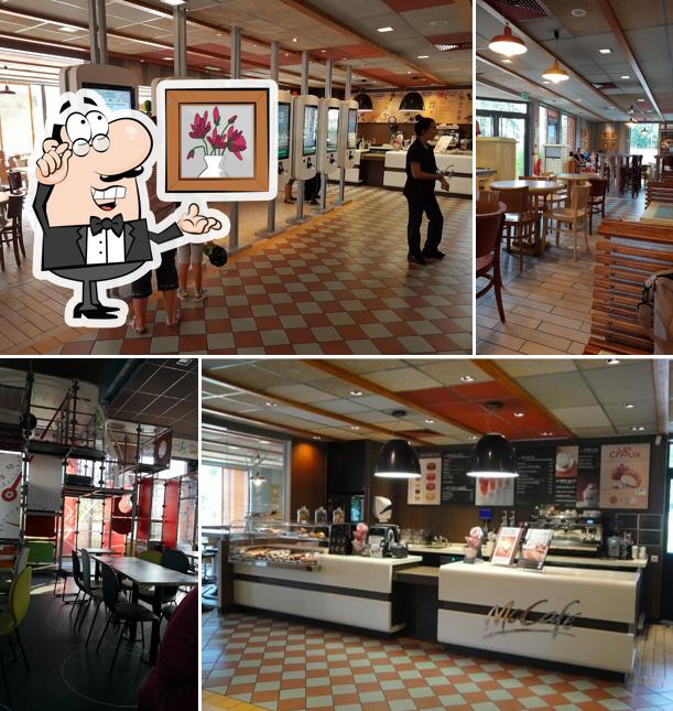 L'intérieur de McDonald's