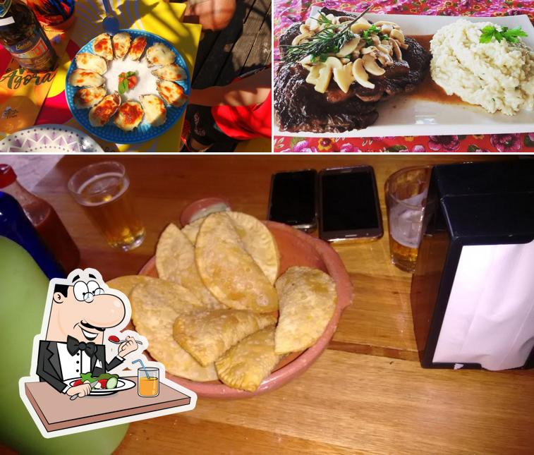 Platos en Bar do Lua