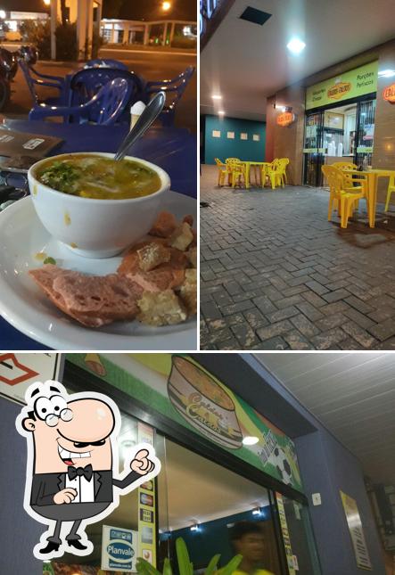 O interior do Caldos e Caldos