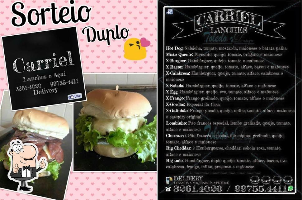 Here's a pic of Carriel Lanches e Pizzas