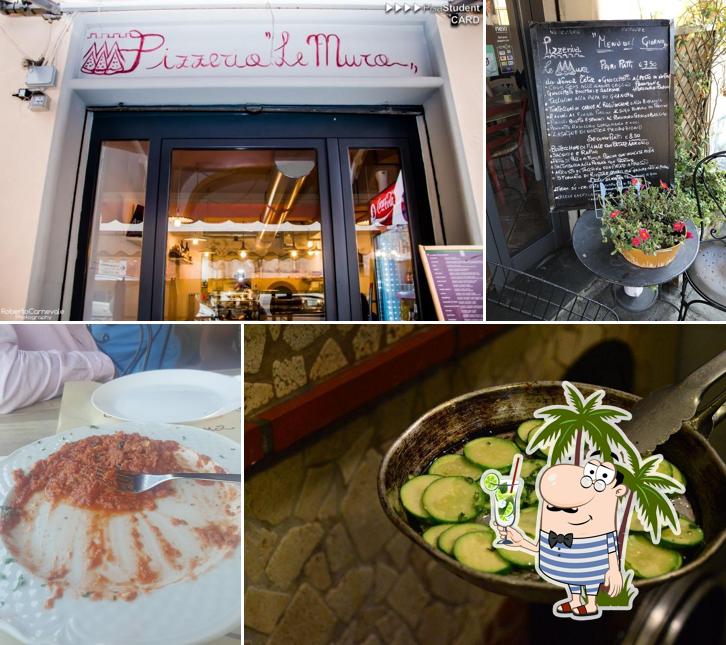 Look at the pic of Pizzeria Le Mura