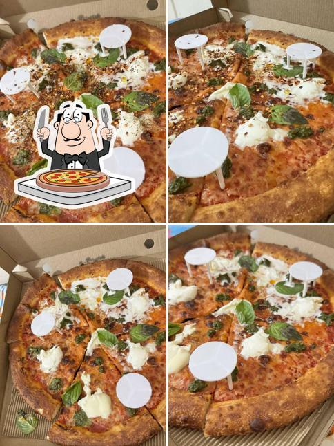 Pick various types of pizza
