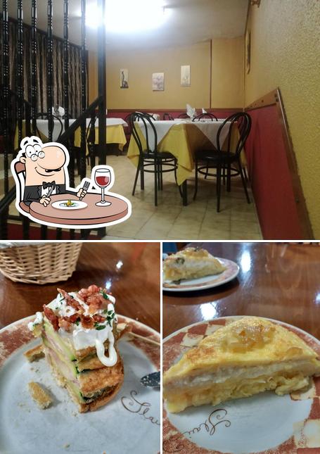 The photo of food and interior at Elvira Bar Restaurante