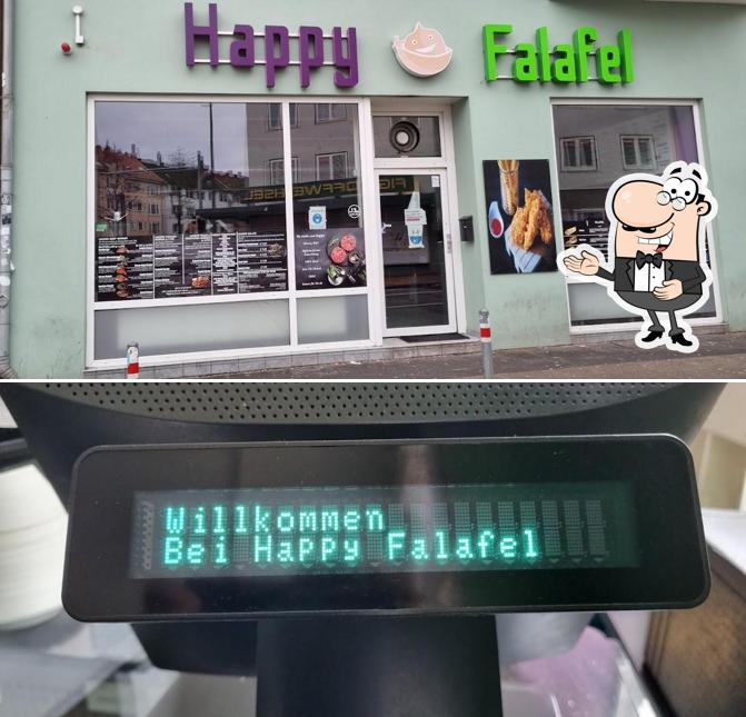 Look at this picture of Happy Falafel