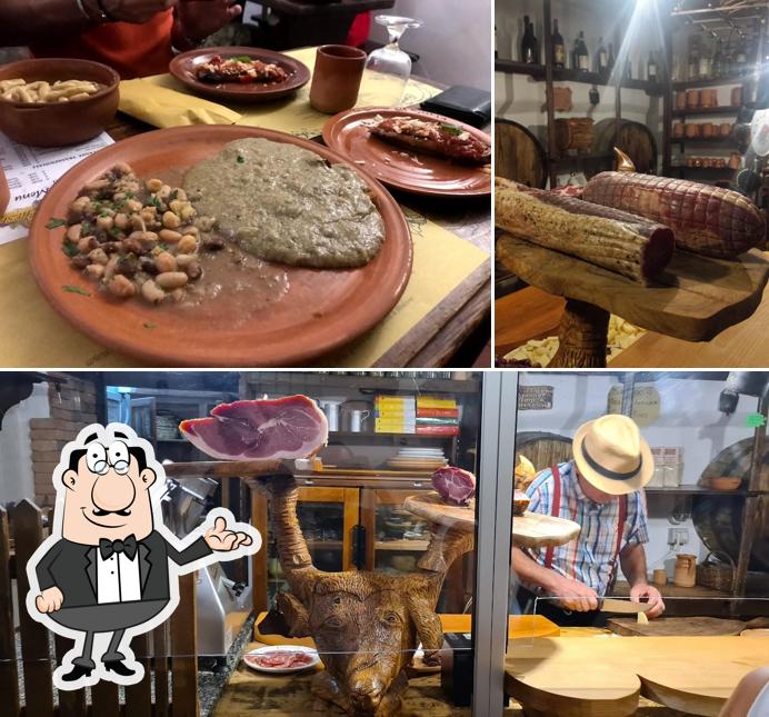 Gli interni di La Cantina del Marchese