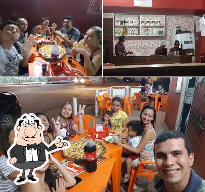 O interior do Pizzas King