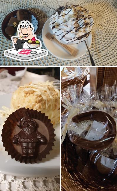 Lviv Handmade Chocolate propose une éventail de plats sucrés