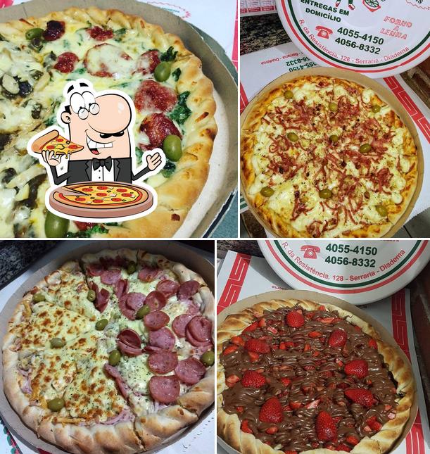 Experimente diferentes tipos de pizza