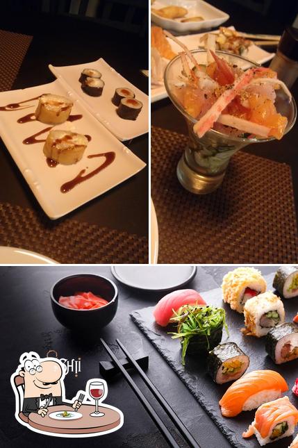 Platos en Oyshii Sushi Bar