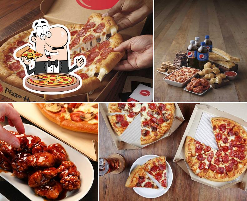 Try out pizza at Pizza Hut