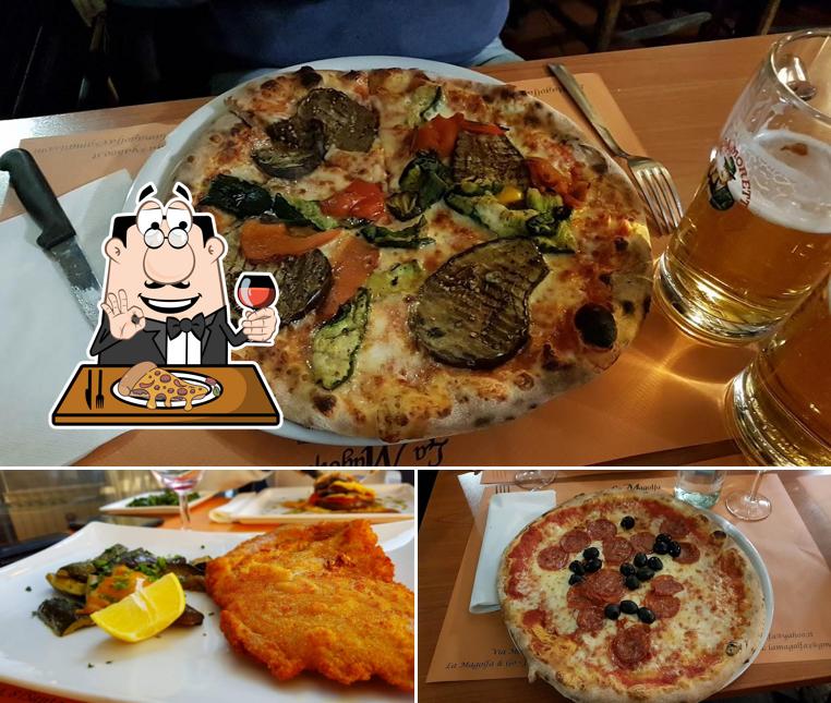 A Trattoria La Magolfa, puoi goderti una bella pizza