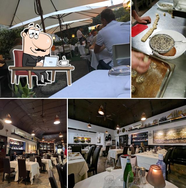 Dai un'occhiata agli interni di Da Giulia