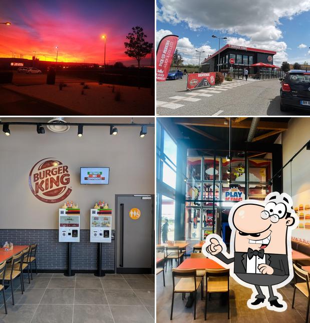 Voici la photo représentant la intérieur et extérieur sur Burger King