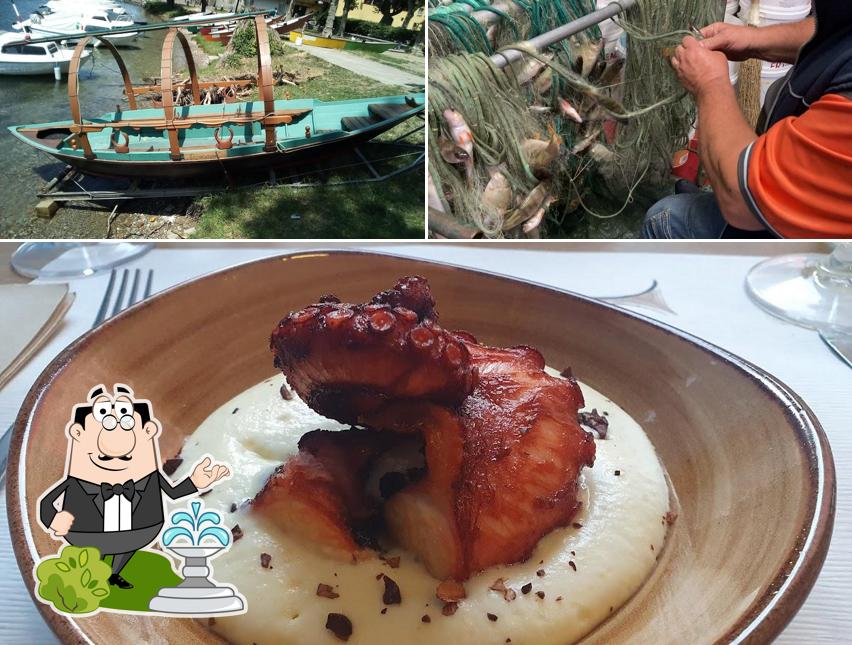 Tra le varie cose da Da Ceko Il Pescatore si possono trovare la esterno e cibo