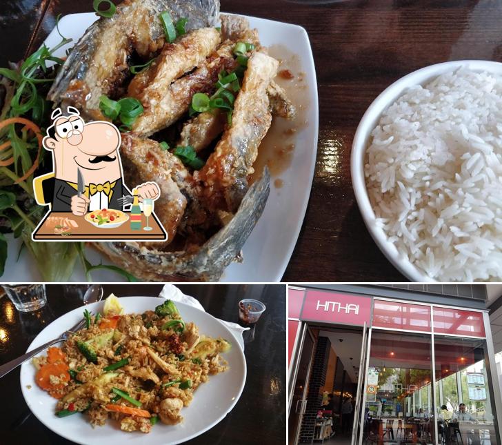 Check out the image displaying food and interior at Khon Thai