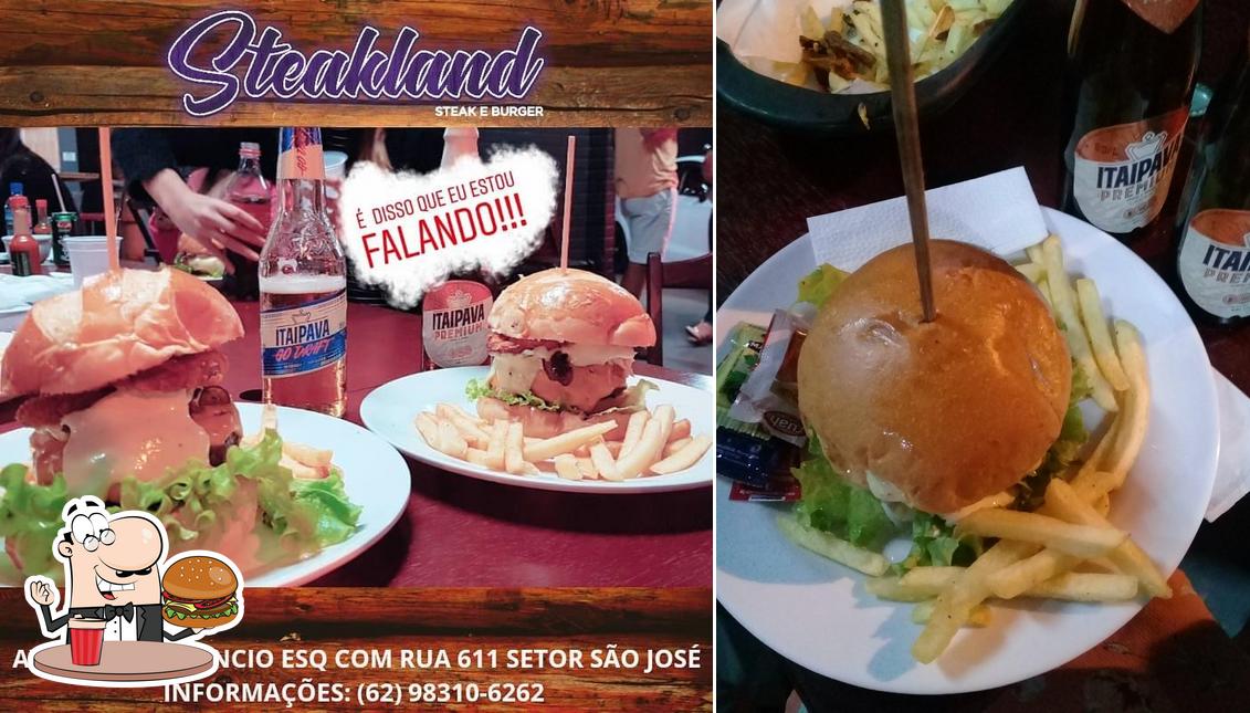 Os hambúrgueres do Steakland Steak e Burger irão saciar uma variedade de gostos