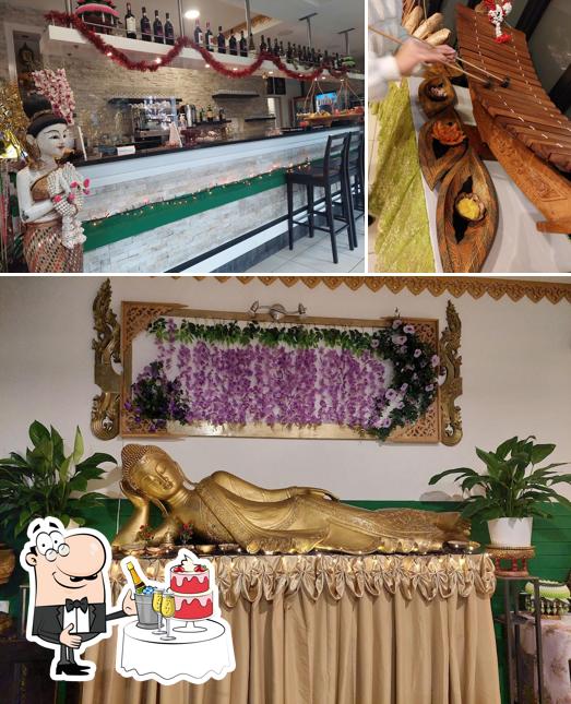 "THAI THAI AUTENTICA CUCINA THAILANDESE" предоставляет пространство для празднования свадьбы