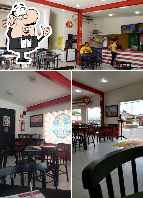 O interior do Frango Americano Maceió