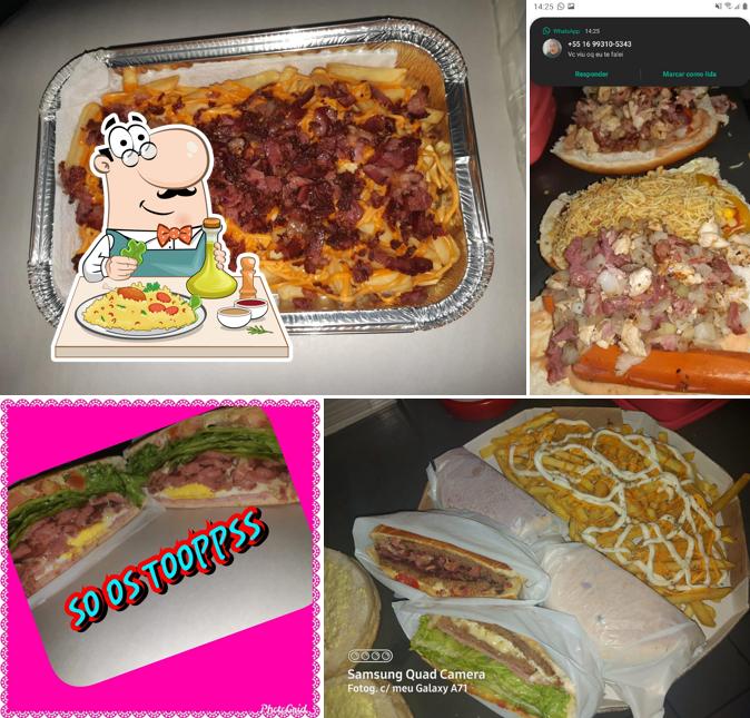 Platos en Muryllo lanches e hot dogs