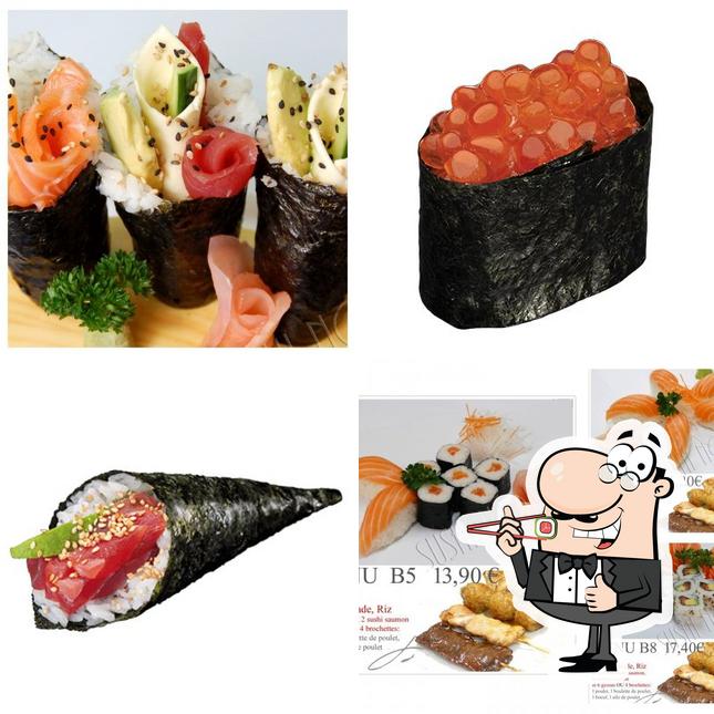 Prenez différentes options de sushi