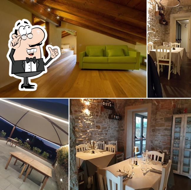 Gli interni di Locanda Fermento
