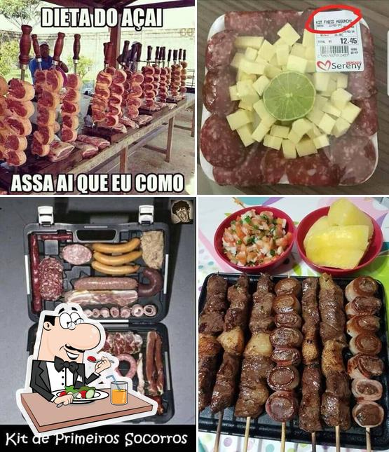 Comida em Churrascaria do Bigode