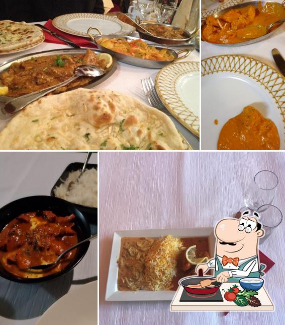 Pollo al curry al Bombay Palace Eaux -Vives