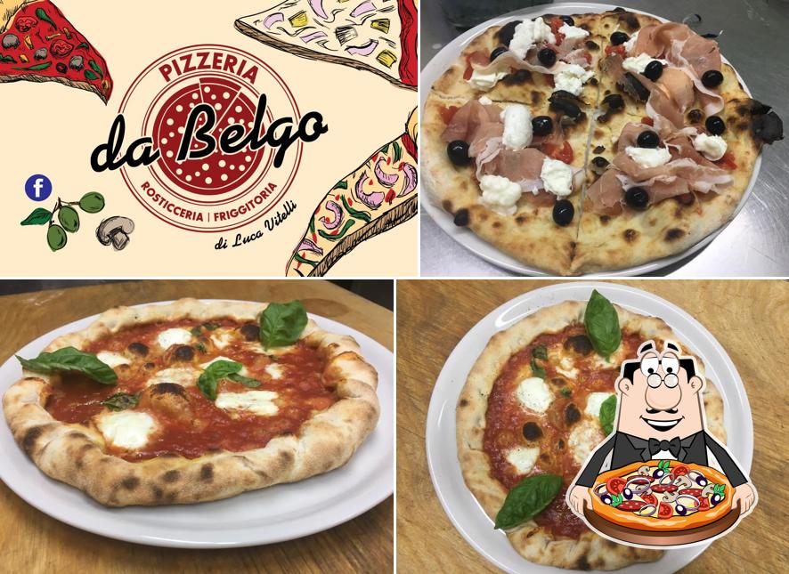 A Pizzeria da Belgo di Vitelli Luca, puoi ordinare una bella pizza