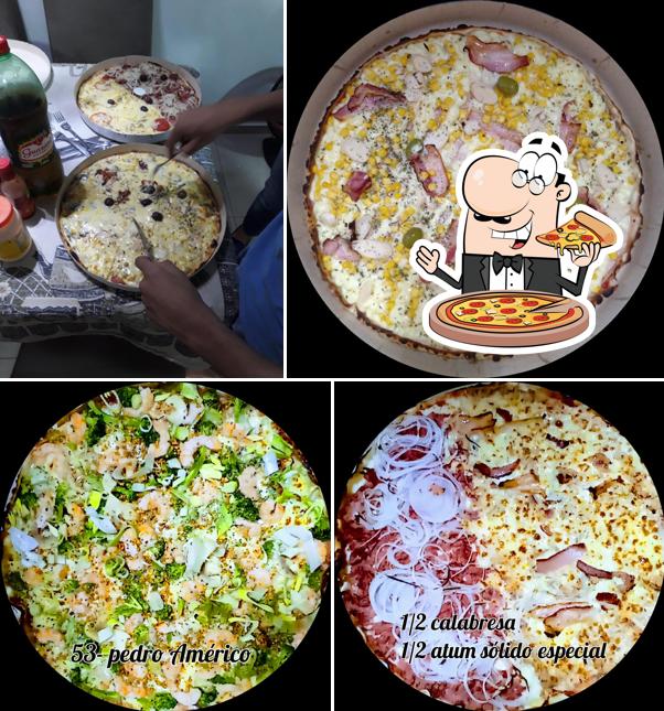 Experimente pizza no Pizzaria Rocha
