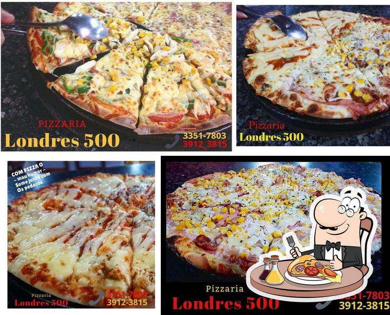 Experimente pizza no Pizzaria Londres 500