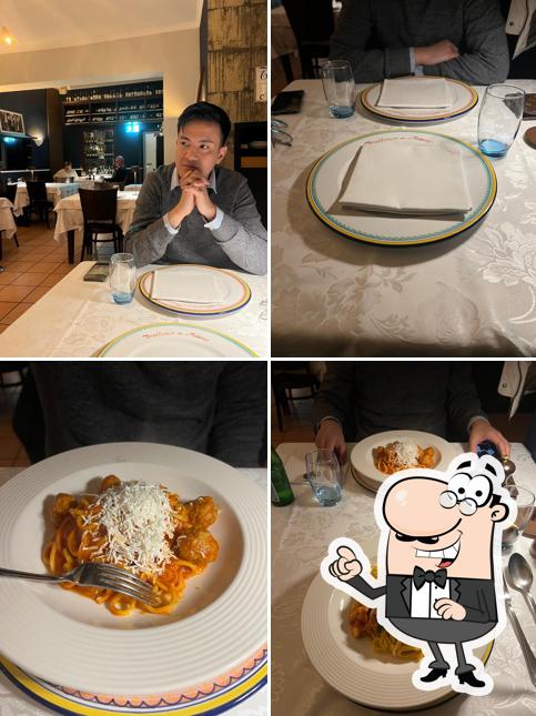 L'intérieur de Trattoria da Mario