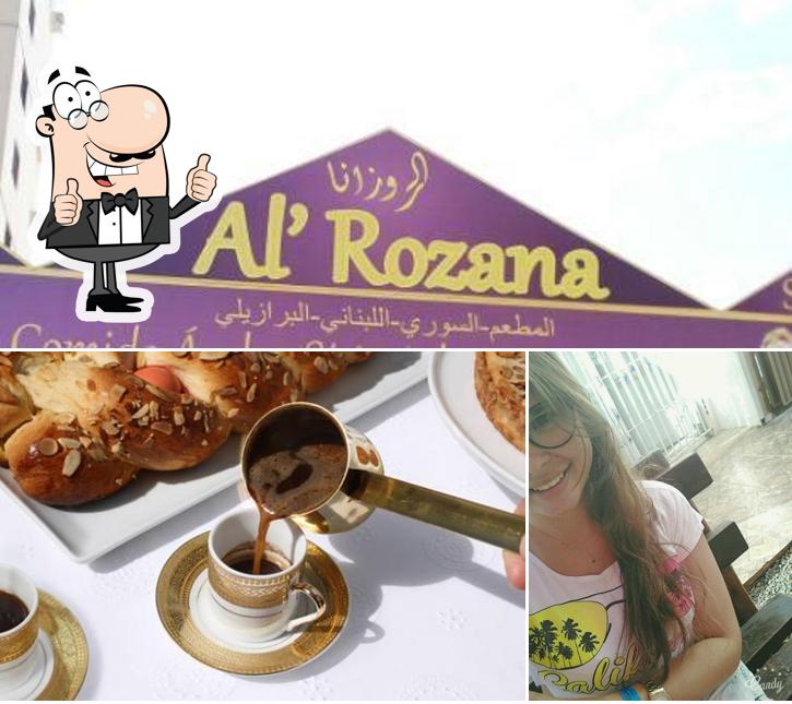 Here's a pic of Al'Rozana Comida árabe