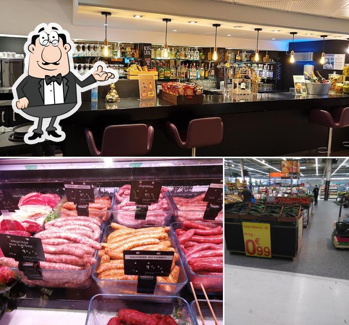 Jetez un coup d’oeil à l’image indiquant la intérieur et viande concernant Carrefour Express