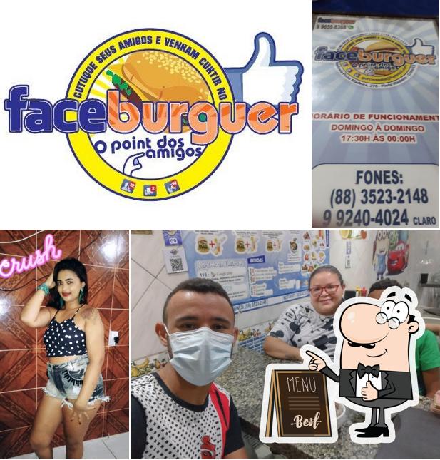 Here's a photo of Faceburguer