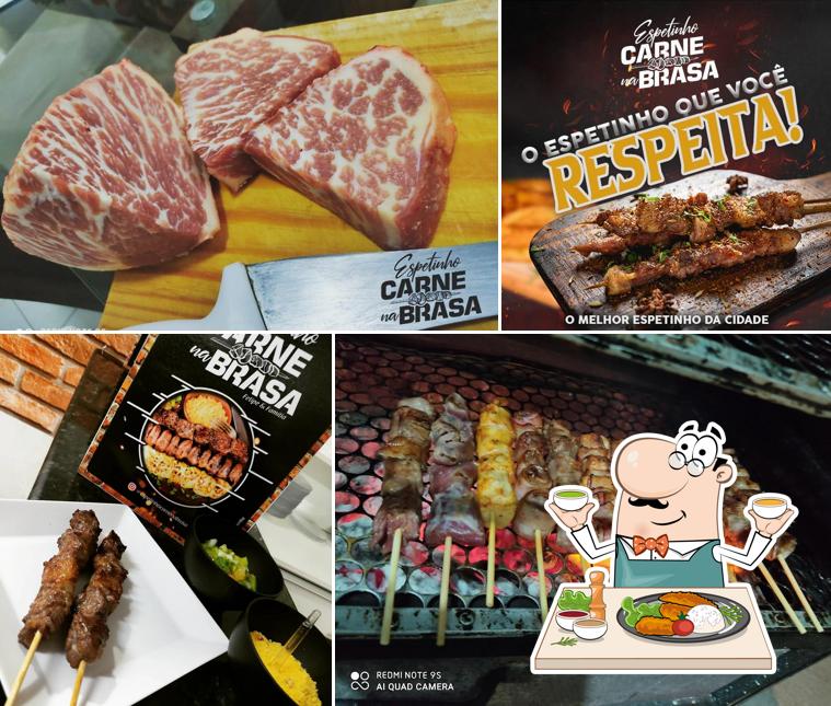 Espetinho Carne na Brasa