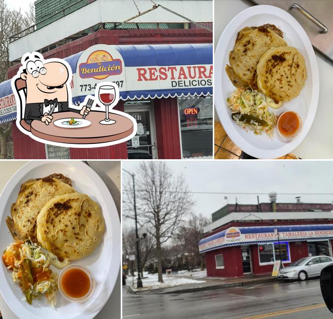 Restaurante Y Tamaleria La Bendicion in Chicago Restaurant menu and