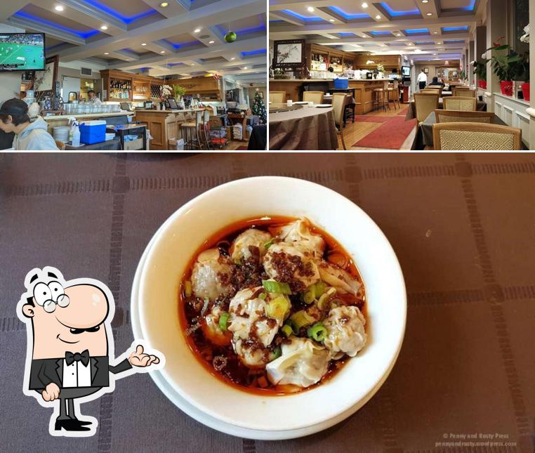 This is the photo showing interior and food at Burnaby Palace Restaurant