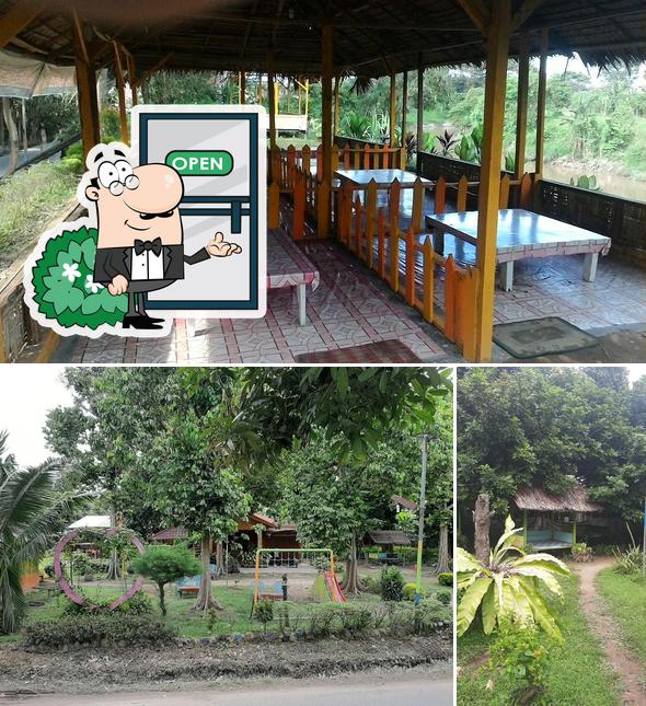 The exterior of Kebun Duku Restaurant