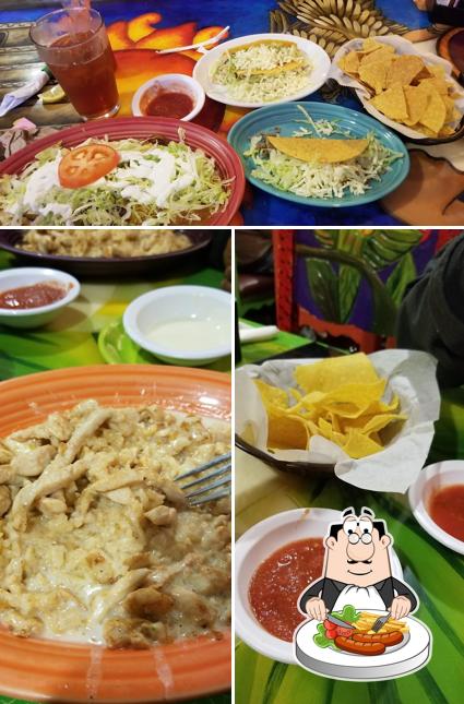 Food at Mi Pueblo Mexican Restaurant in White Hall WV