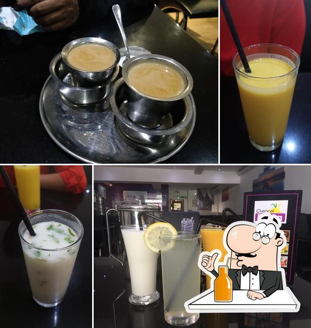 Enjoy a drink at Chennai Dosa Swindon