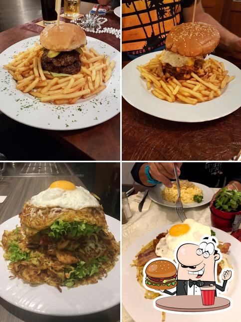 Prenez un hamburger à Gasthaus Oxen - Familie Mürb