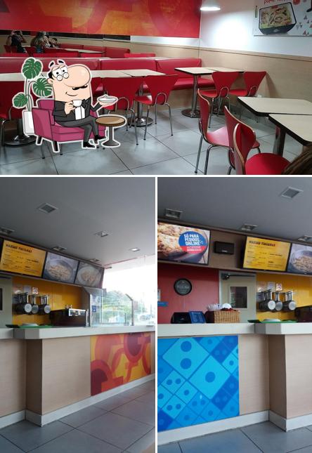 O interior do Domino's Pizza - Volta Redonda