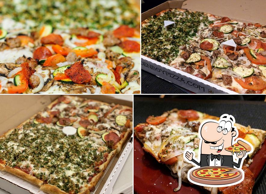 Golden Boy Pizza, 1119 N Amphlett Blvd in San Mateo - Restaurant menu