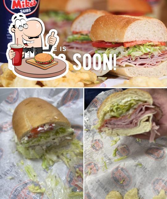 Try out a burger at Jersey Mike's Subs