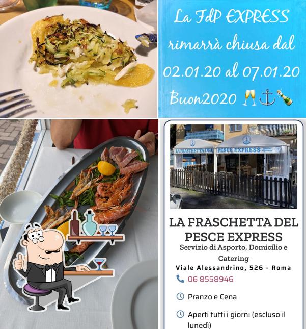 Dai un'occhiata agli interni di La Fraschetta del Pesce Express